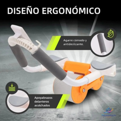 Rueda Abdominal Inteligente con Rebote Automático