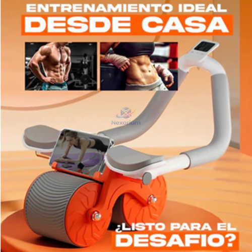 Rueda Abdominal Inteligente con Rebote Automático
